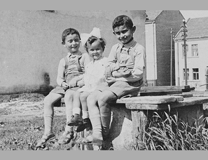  From left, Henryk, Felicja, and Salomon, the children of Lazar and Czarna “Lucia” Lippermann, in Kraków in May 1940, before the Kraków ghetto was established. The family did not survive the Holocaust. The children’s aunt donated the photo to the Museum in hopes they would be remembered. US Holocaust Memorial Museum, courtesy of Estelle Mantovani